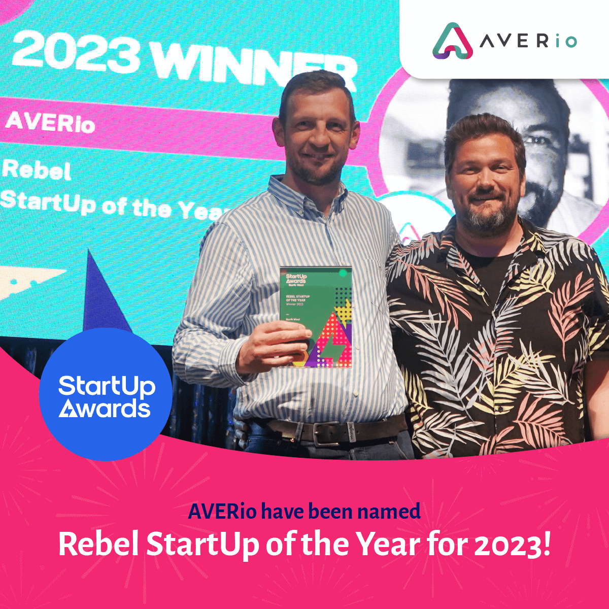 AVERio Rebel Startup of the Year Award